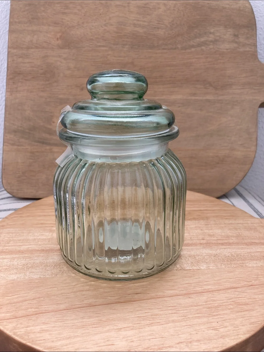 SALE! 50% Off Target Ribbed Glass Apothecary Jars 7” Tall